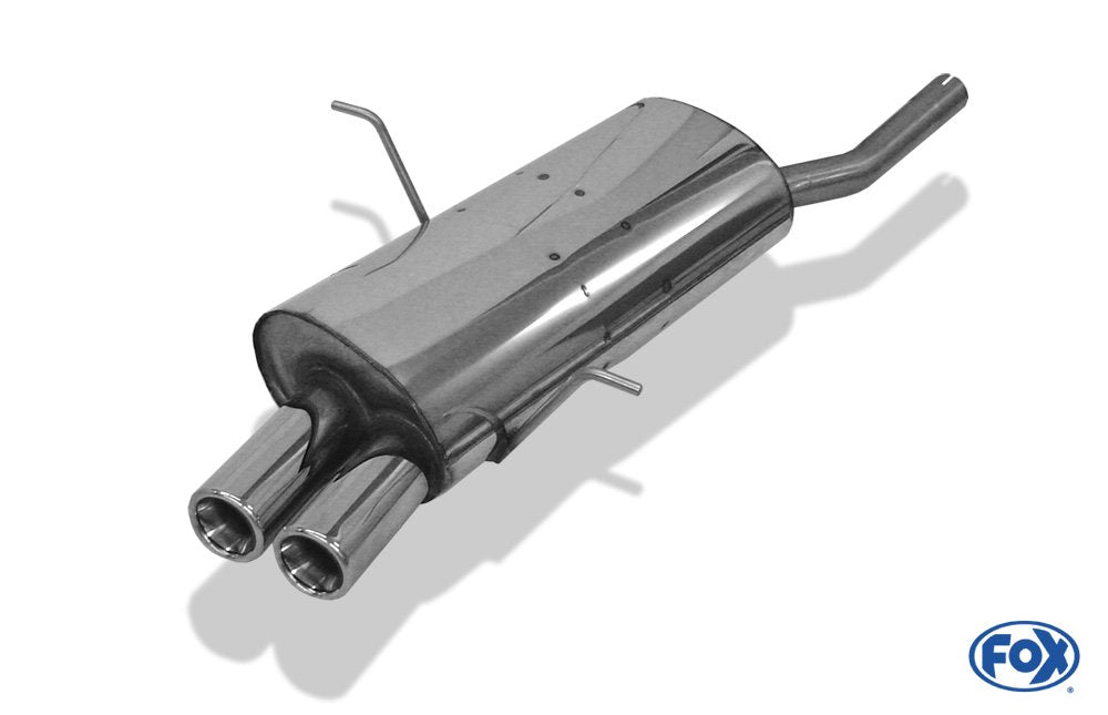 Fox Auspuff Sportauspuff Endschalldämpfer für BMW E46 316/ 318 Limo Touring 1,6