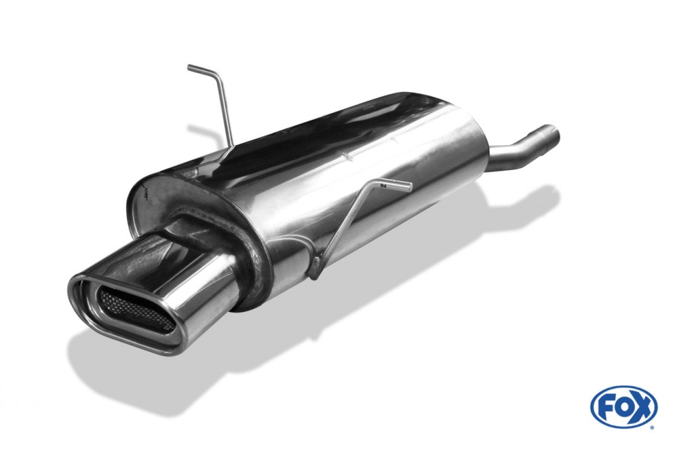 Fox Auspuff Sportauspuff Endschalldämpfer für BMW E46 316/ 318 Limo 1.6 77kW 1.9