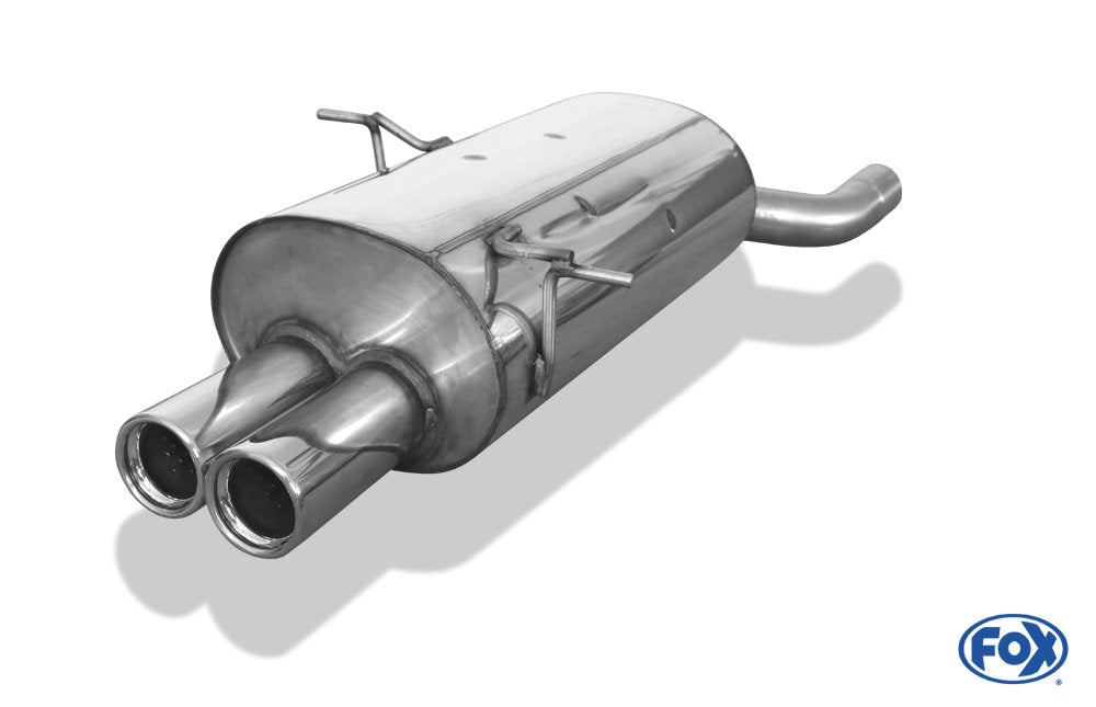 Fox Auspuff Sportauspuff Sportendschalldämpfer für BMW E46 320/ 323/ 328 2,0l