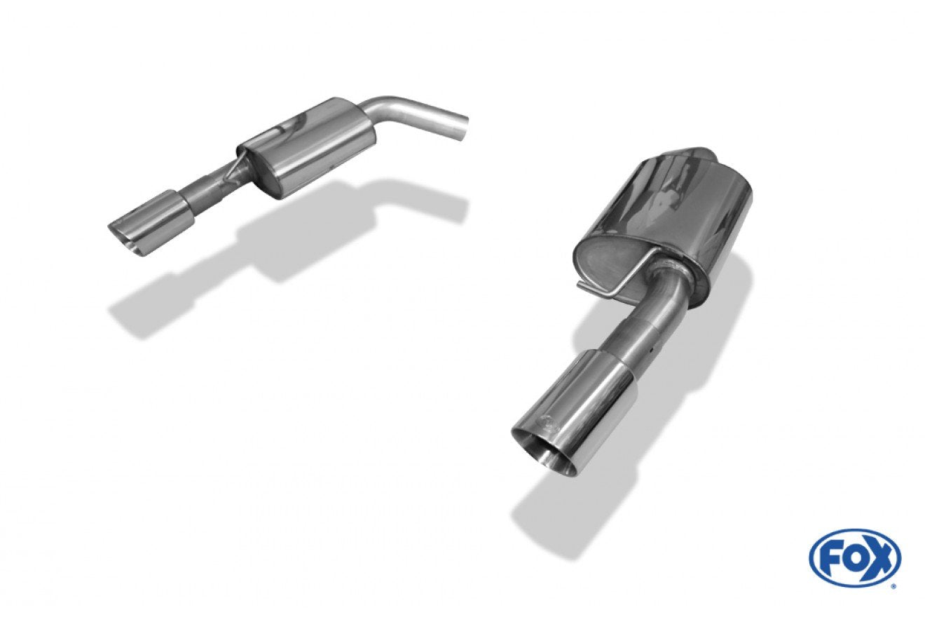 Fox Duplex Auspuff Sportauspuff Endschalldämpfer für BMW E90/91/92/93 335i/335d