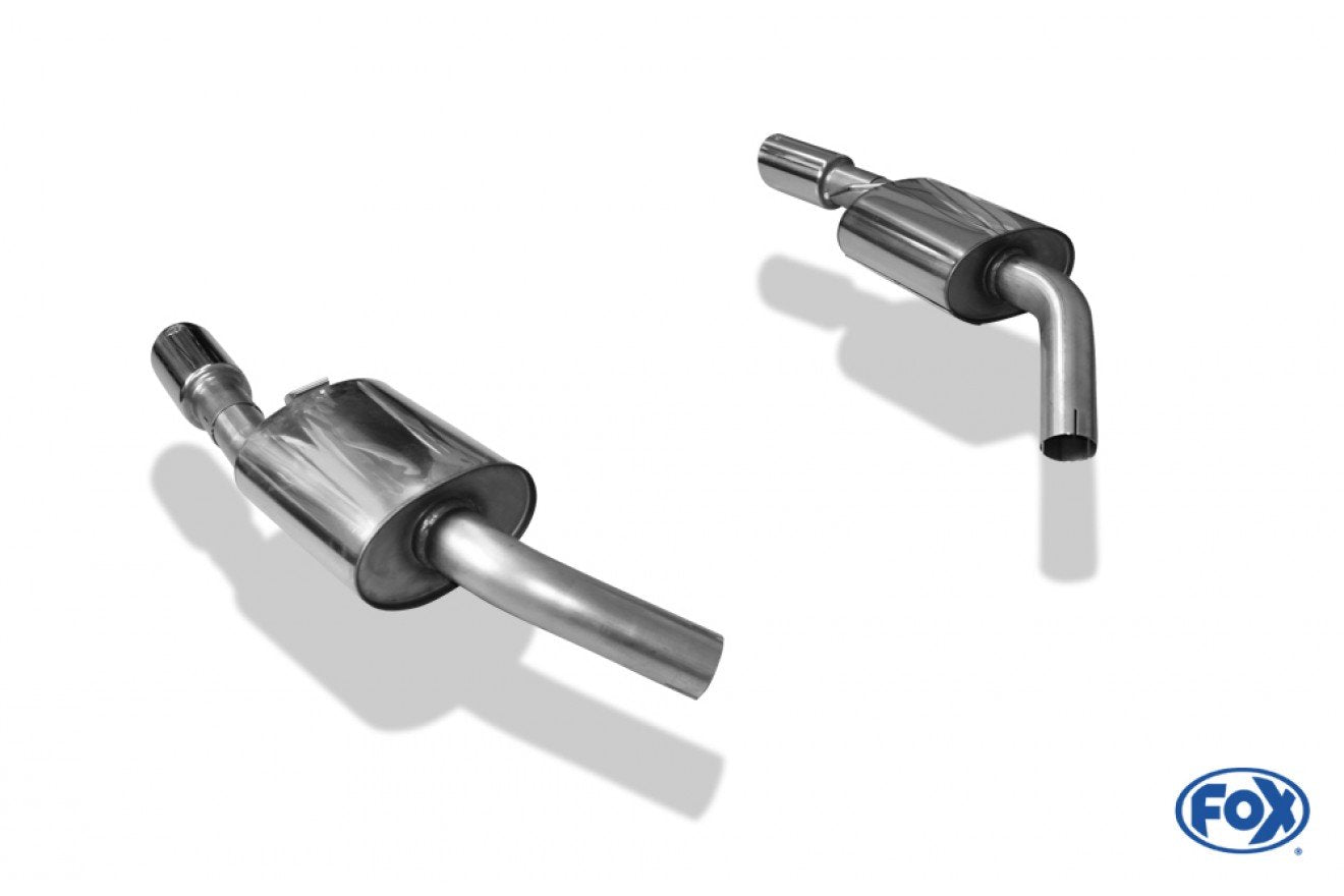 Fox Duplex Auspuff Sportauspuff Endschalldämpfer für BMW E90/91/92/93 335i/335d