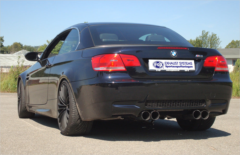 Fox Duplex Auspuff Sportauspuff für BMW E92/E93 4.0l M3 Coupe/ Cabrio