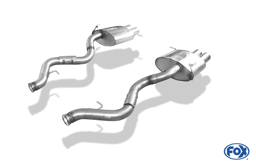 Fox Duplex Auspuff Sportauspuff Endschalldämpfer für BMW E92/E93 4.0l M3 2x90