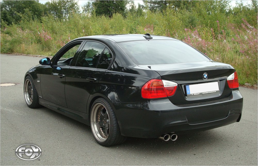 Fox Auspuff Sportauspuff Sportendschalldämpfer für BMW E90/91/92 325d 3.0l D