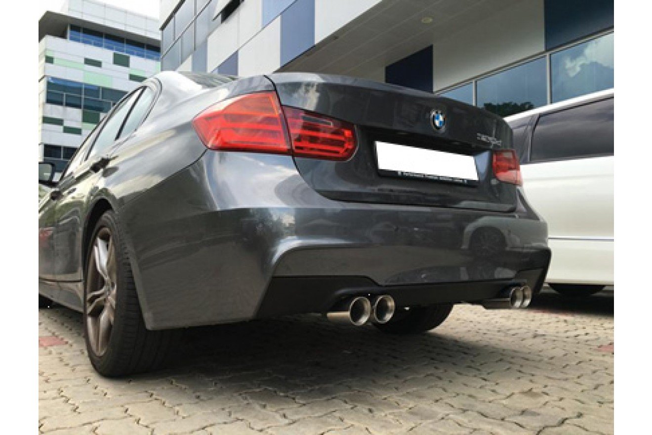 Fox Duplex Auspuff Sportauspuff Endschalldämpfer für BMW F30/31 - 320d Coupe