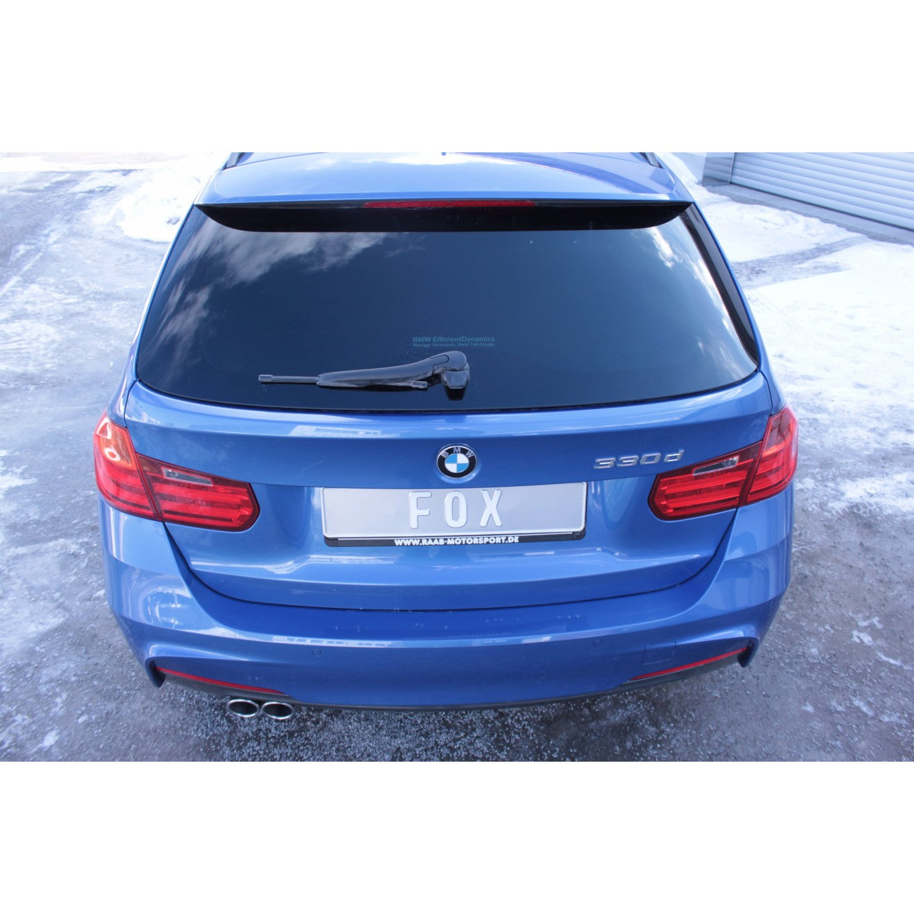 Fox Auspuff Sportauspuff Sportendschalldämpfer für BMW F30/31 330d 3,0l D
