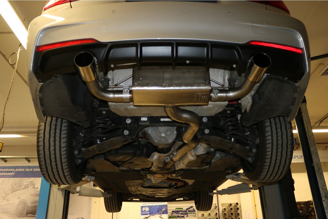 Fox Duplex Auspuff Sportauspuff Endschalldämpfer für BMW F30/31 335d