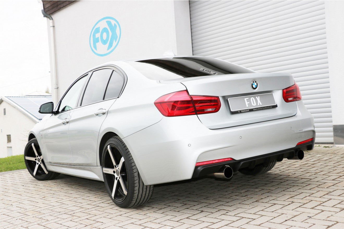 Fox Duplex Auspuff Sportauspuff Endschalldämpfer für BMW F30/31 335d