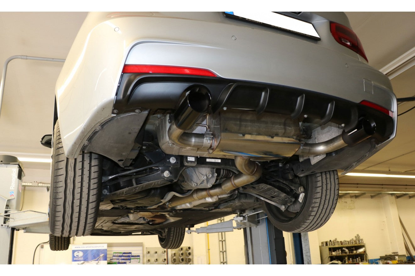 Fox Duplex Auspuff Sportauspuff Endschalldämpfer für BMW F30/31 335d