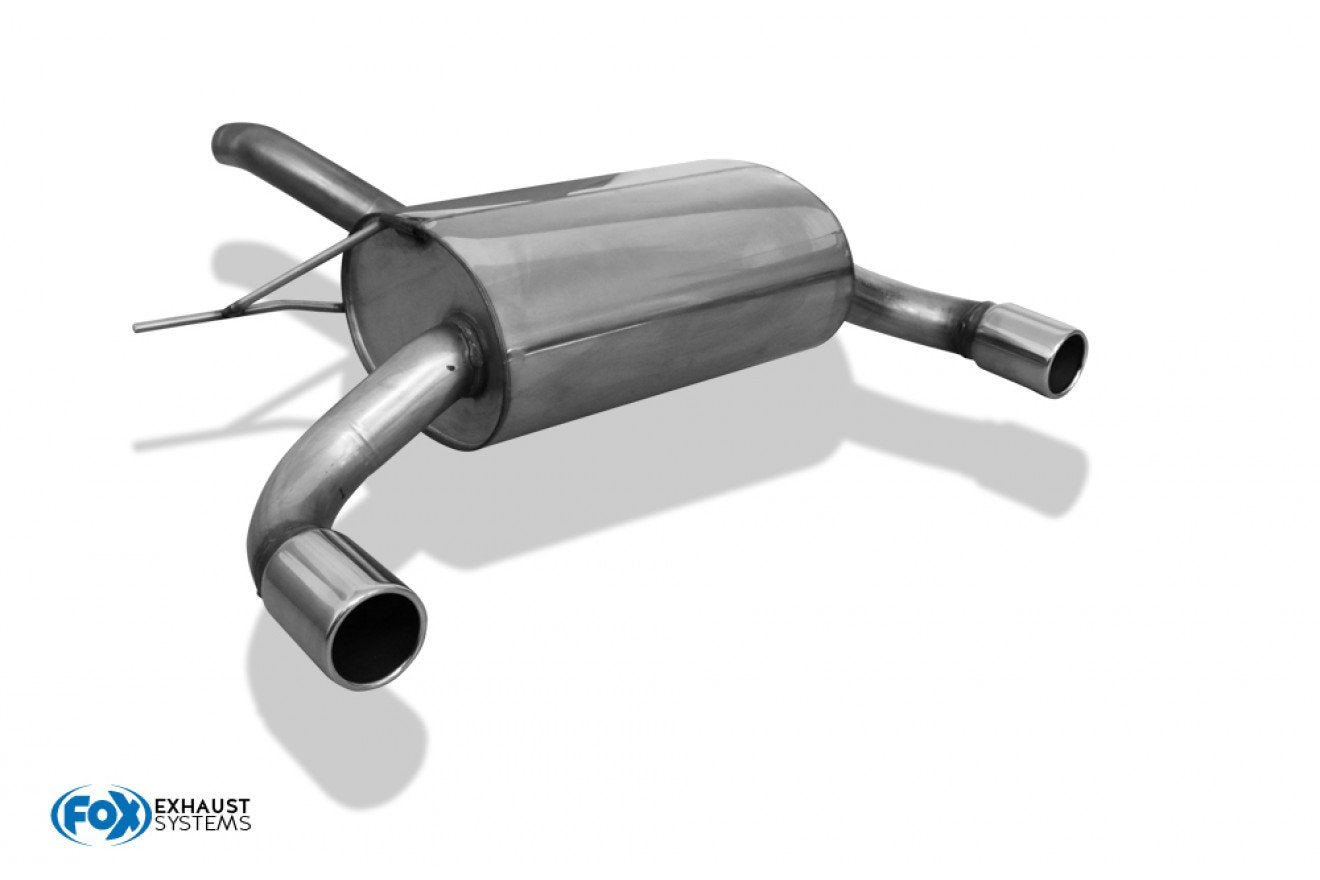 Fox Duplex Auspuff Sportauspuff Sportendschalldämpfer für BMW F30/31 320i/328i