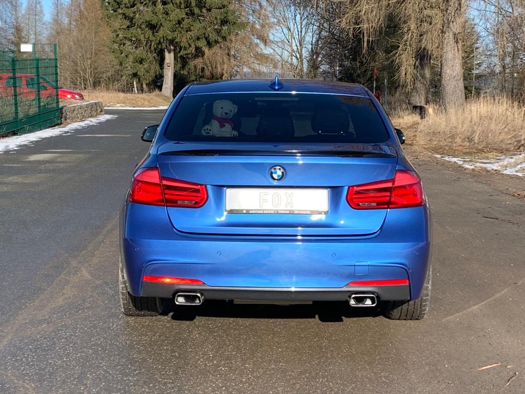Fox Duplex Sportauspuff Endschalldämpfer für BMW F30/31 330i xDrive 2.0l 185kW