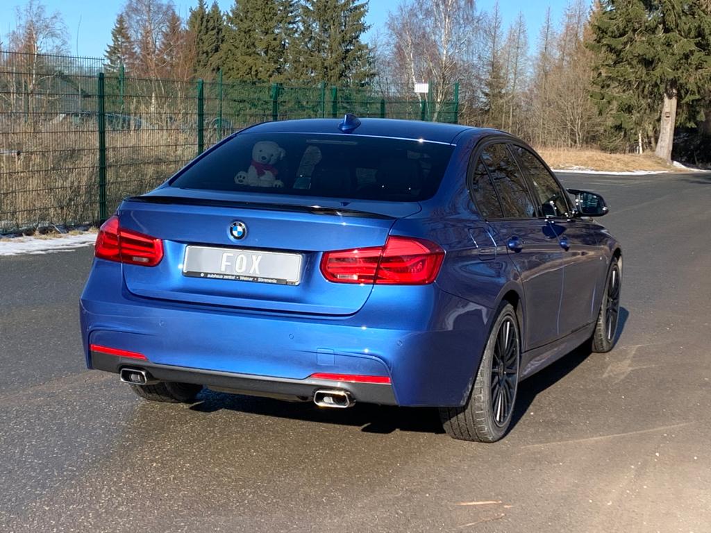 Fox Duplex Sportauspuff Endschalldämpfer für BMW F30/31 330i xDrive 2.0l 185kW