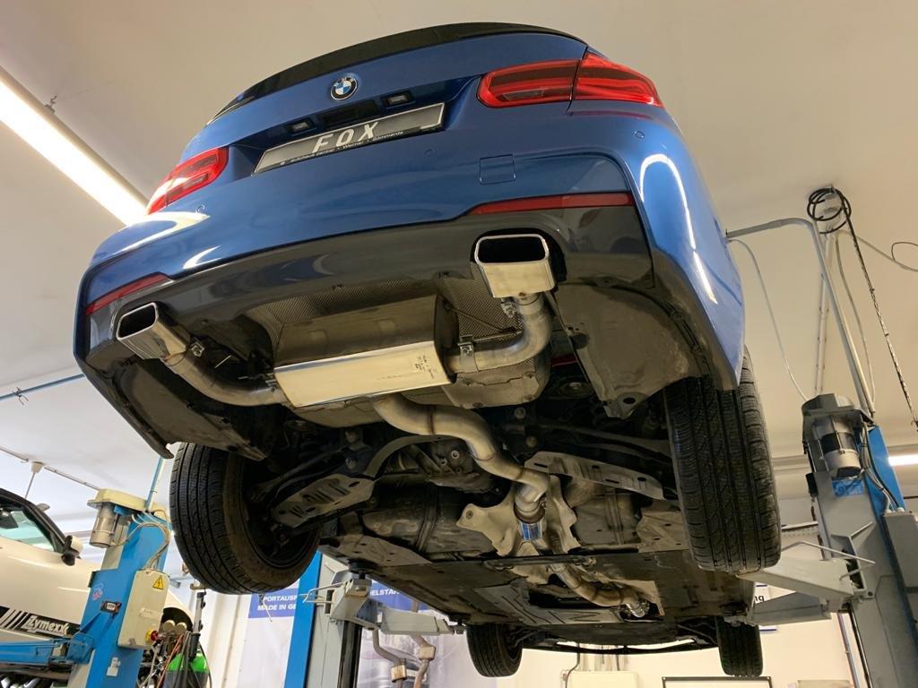 Fox Duplex Sportauspuff Komplettanlage für BMW F30/31 330i xDrive 2.0l 185kW