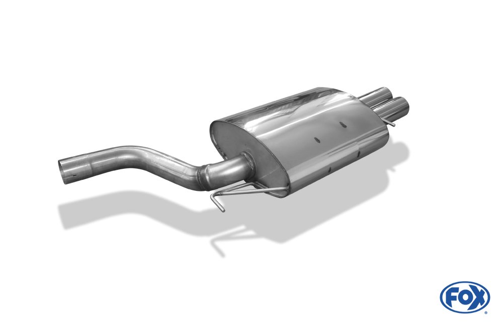 Fox Auspuff Sportauspuff Endschalldämpfer für BMW E60 520i/ 525i/530i 3,0l