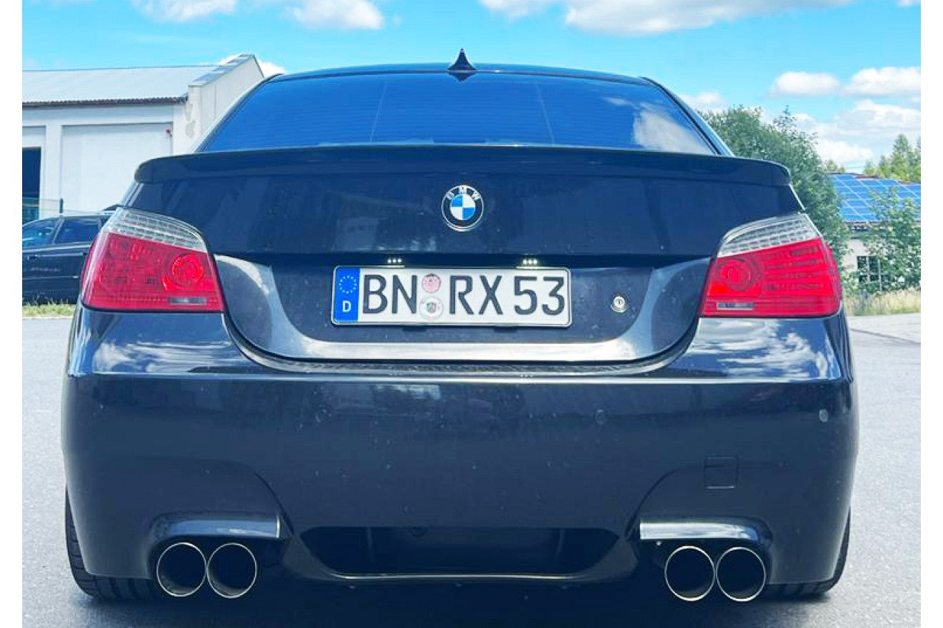 Fox Duplex Auspuff Sportauspuff Endschalldämpfer für BMW E60/61 520i 523i