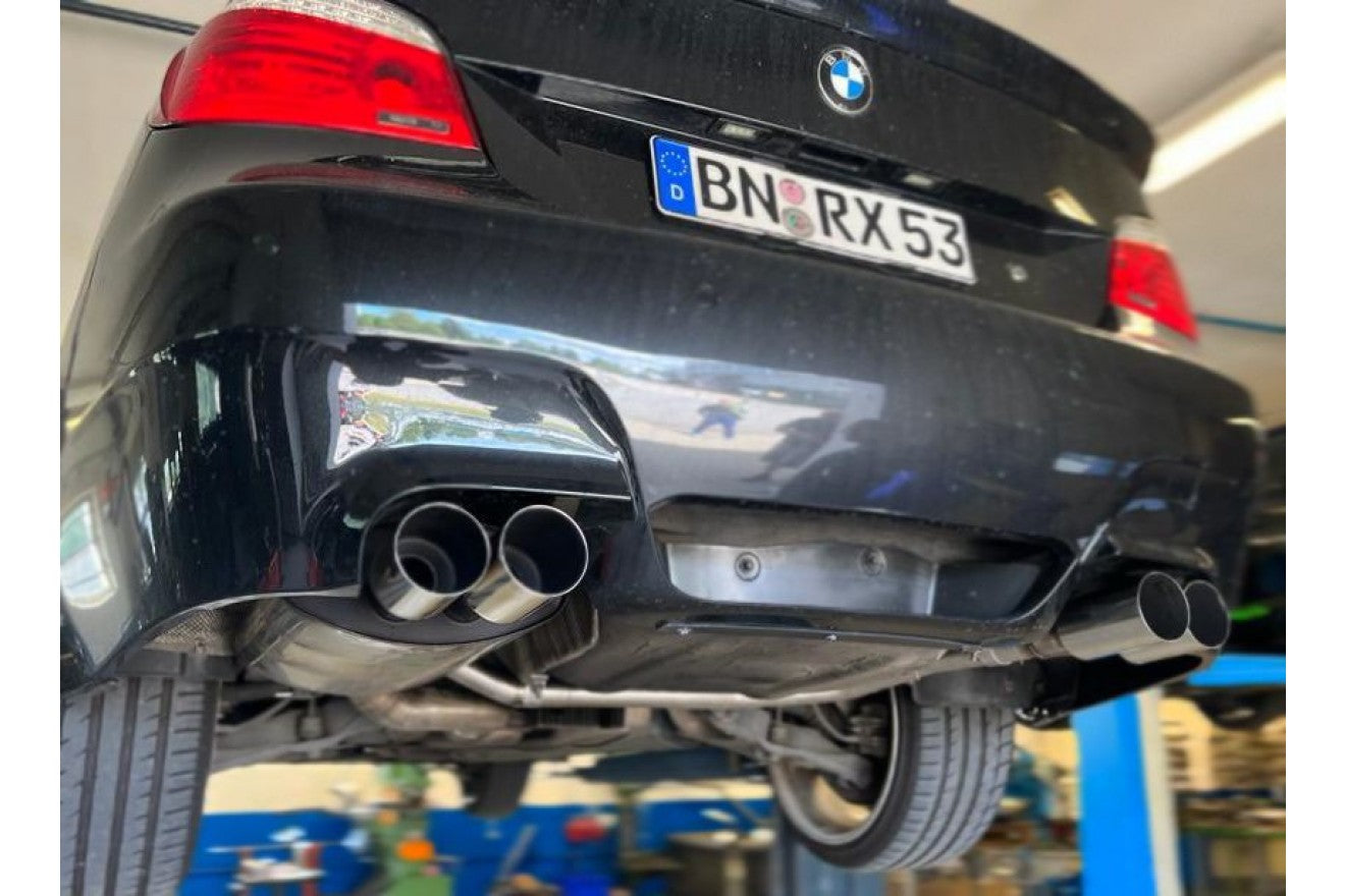 Fox Duplex Auspuff Sportauspuff Endschalldämpfer für BMW E60/61 520i 523i