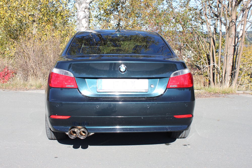 Fox Auspuff Sportauspuff Sportendschalldämpfer für BMW E60/E61 545i 4.4l 245kW