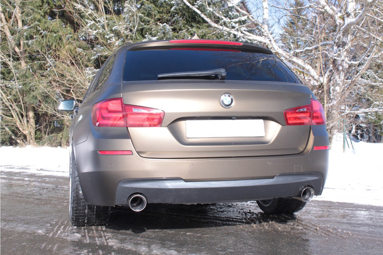 Fox Duplex Auspuff Sportauspuff Endschalldämpfer für BMW F11 535d 3.0l D