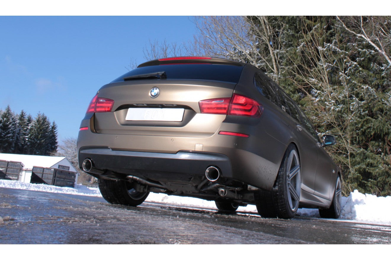 Fox Duplex Auspuff Sportauspuff Endschalldämpfer für BMW F11 535d 3.0l D