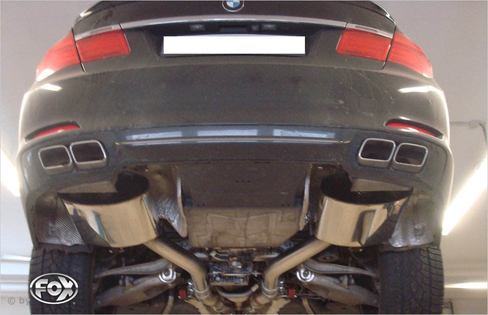Fox Duplex Auspuff Sportauspuff Sportendschalldämpfer für BMW F01 760i 6.0 400kW