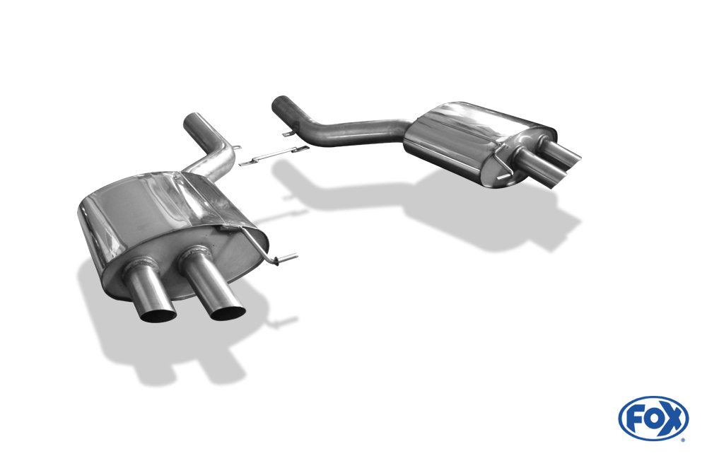 Fox Duplex Auspuff Sportauspuff Sportendschalldämpfer für BMW F01 760i 6.0 400kW