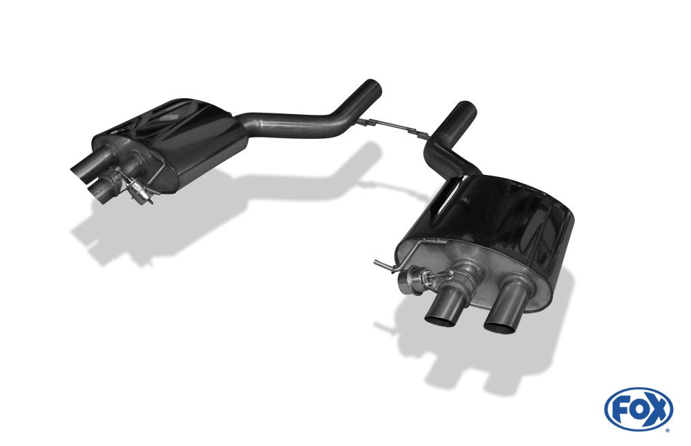 Fox Duplex Auspuff Sportauspuff Sportendschalldämpfer für BMW F01 760i 6.0 400kW