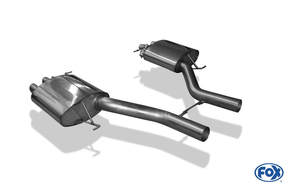 Fox Duplex Auspuff Sportauspuff Sportendschalldämpfer für BMW F01 760i 6.0 400kW