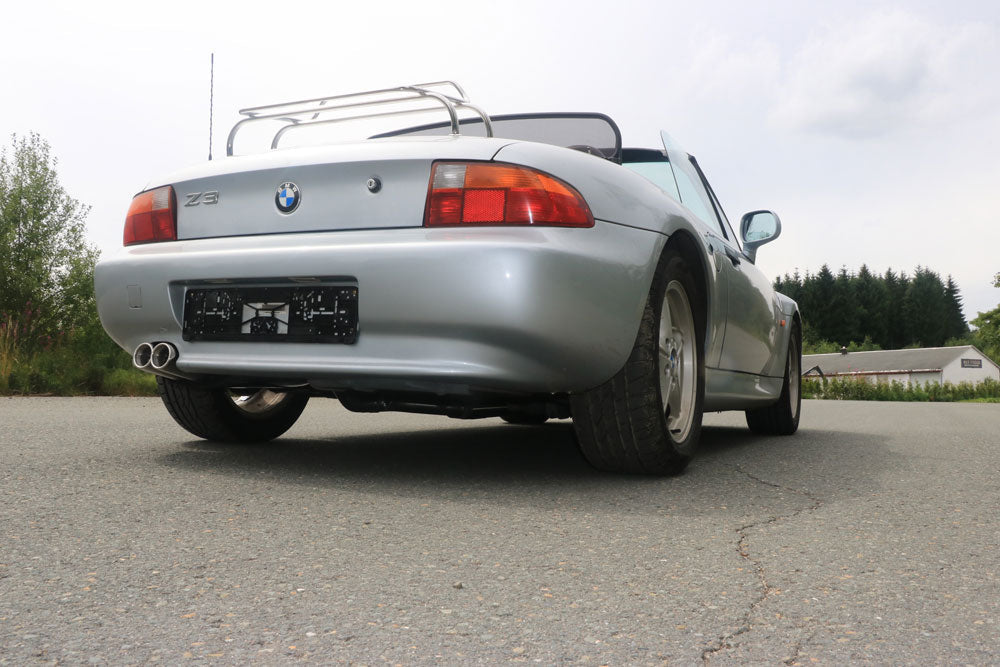 Fox Auspuff Sportauspuff Komplettanlage für BMW Z3 Roadster - E36 2.8l 141kW -98