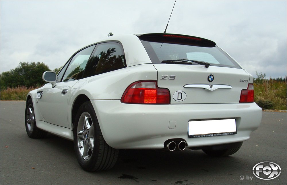 Fox Auspuff Sportauspuff Sportendschalldämpfer für BMW Z3/ Z3 Coupe 3.0l 170kW