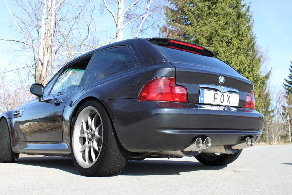 Fox Duplex Auspuff Sportauspuff Sportendschalldämpfer für BMW Z3 M 3.2l 236kW