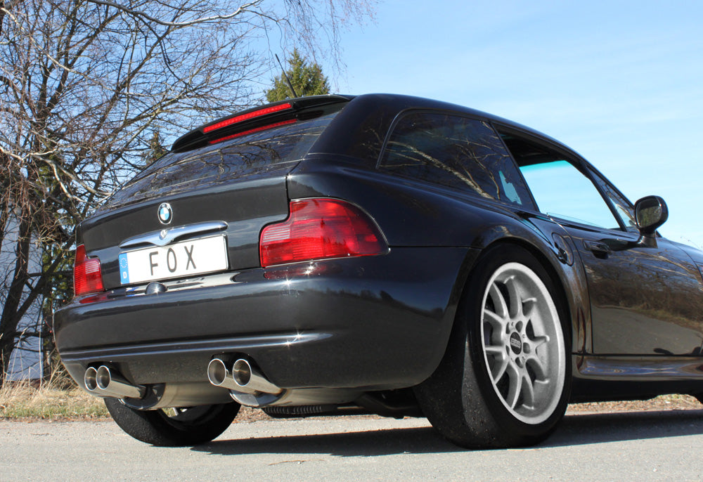 Fox Duplex Auspuff Sportauspuff Sportendschalldämpfer für BMW Z3 M 3.2l 236kW