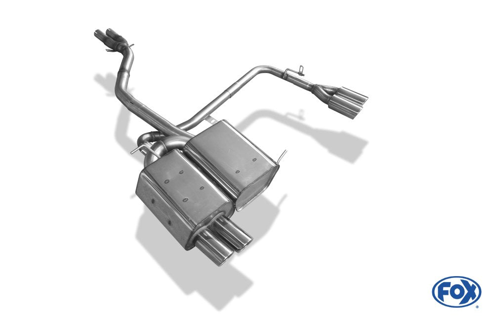 Fox Duplex Auspuff Sportauspuff Sportendschalldämpfer für BMW Z4 2x76 Typ 17
