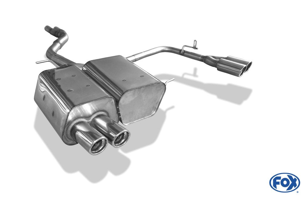 Fox Duplex Auspuff Sportauspuff Sportendschalldämpfer für BMW Z4 2x76 Typ 17