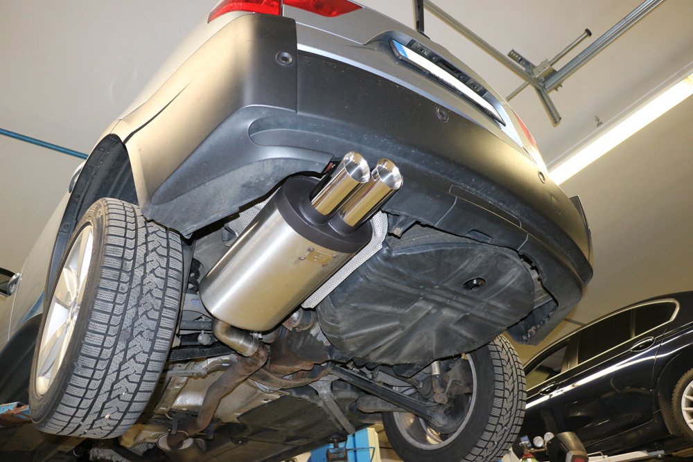 Fox Auspuff Sportauspuff Sportendschalldämpfer für BMW X3 X53 2.0l D