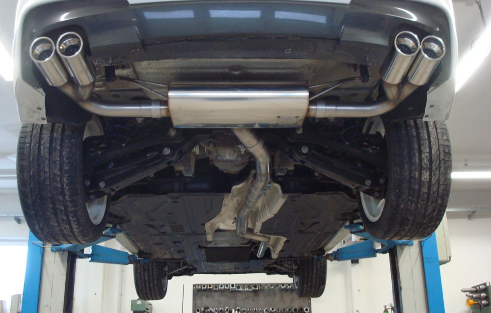 Fox Duplex Auspuff Sportauspuff Endschalldämpfer für BMW X3 - F25 3.0l 190/225kW