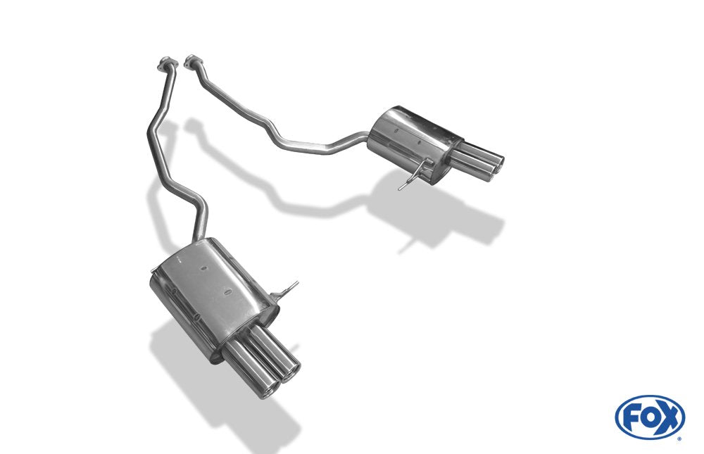 Fox Duplex Auspuff Sportauspuff Sportendschalldämpfer für BMW X5 2x76 Typ 13