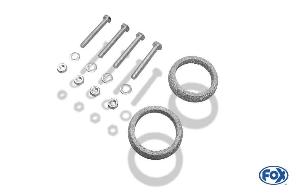 Fox Duplex Auspuff Sportauspuff Sportendschalldämpfer für BMW X5 2x76 Typ 13