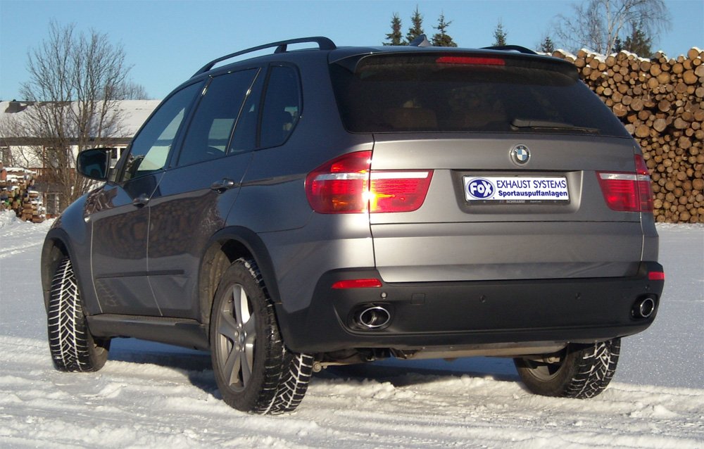 Fox Duplex Endrohrsystem für BMW X5 - E70 3.0l D 155/173kW