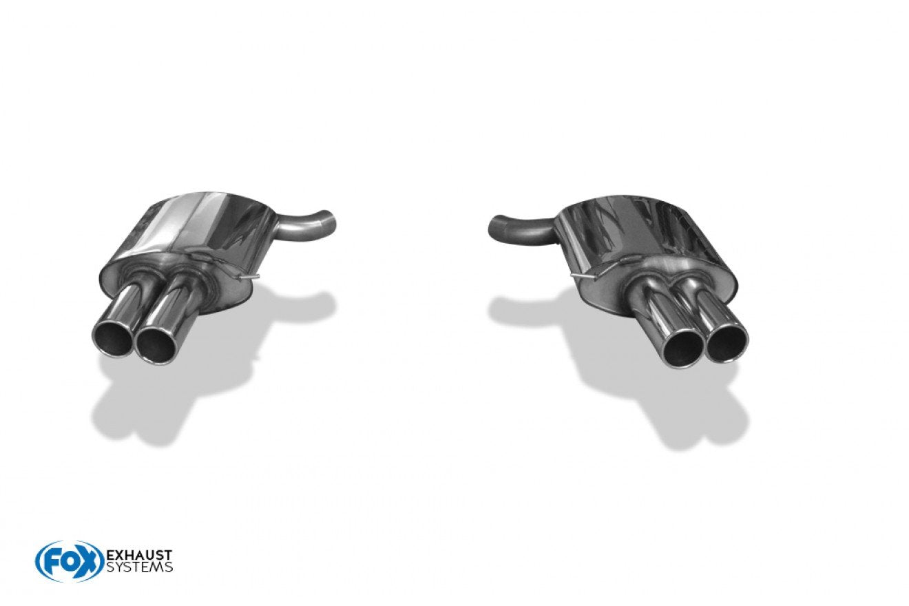Fox Duplex Auspuff Sportauspuff Endschalldämpfer für BMW F12/F13/F06 640i MPaket