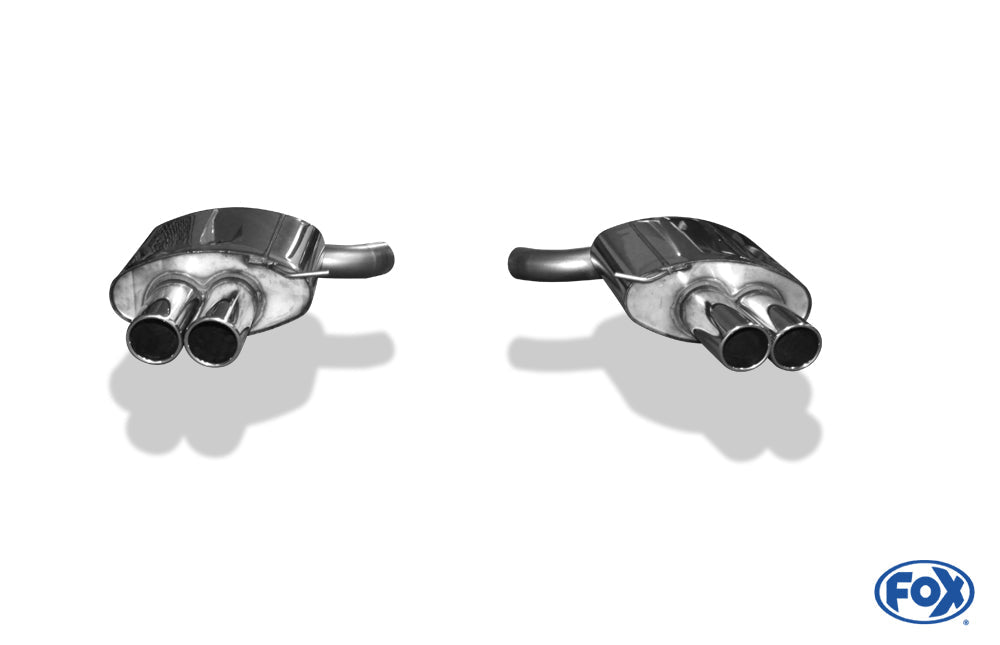 Fox Auspuff Sportauspuff Duplex Sportendschalldämpfer für BMW F12/ F13/ F06