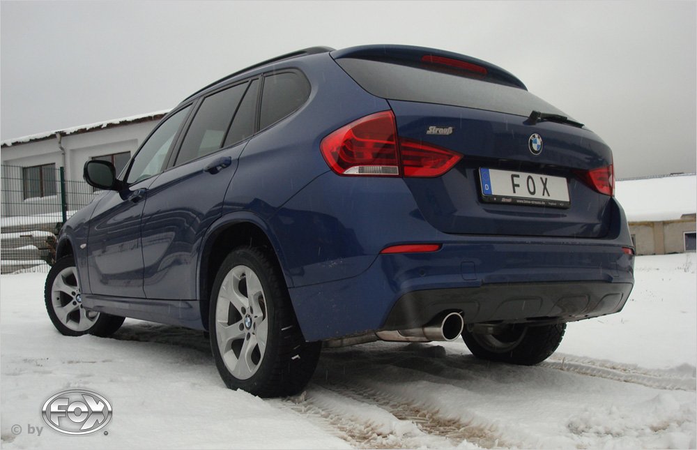 Fox Auspuff Sportauspuff Endschalldämpfer für BMW X1 E84 2.0 100/105/120/130/150