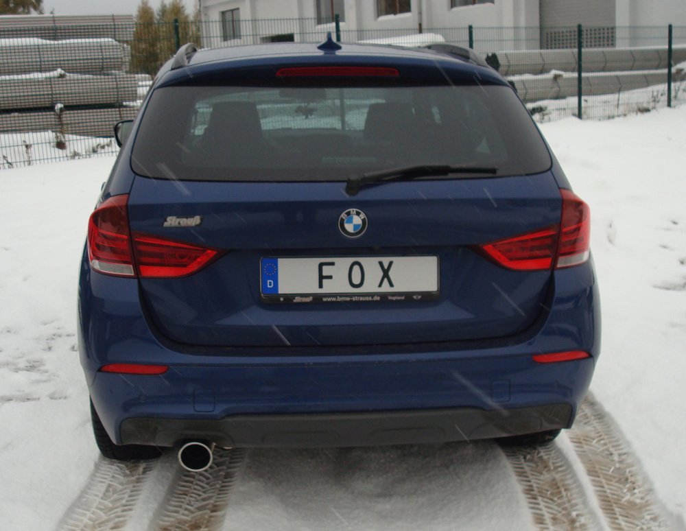 Fox Auspuff Sportauspuff Endschalldämpfer für BMW X1 E84 2.0 100/105/120/130/150