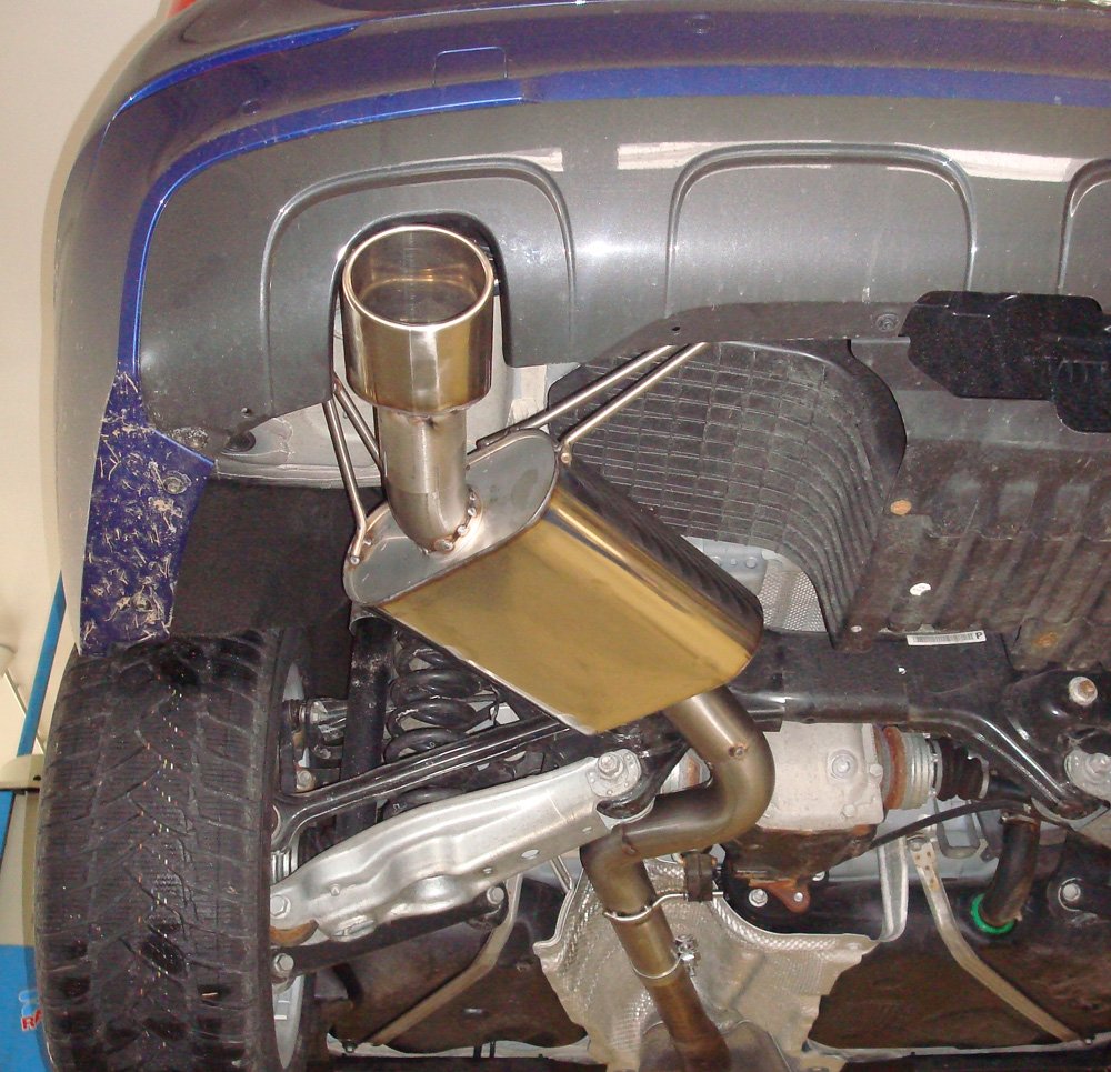 Fox Auspuff Sportauspuff Endschalldämpfer für BMW X1 E84 2.0 100/105/120/130/150