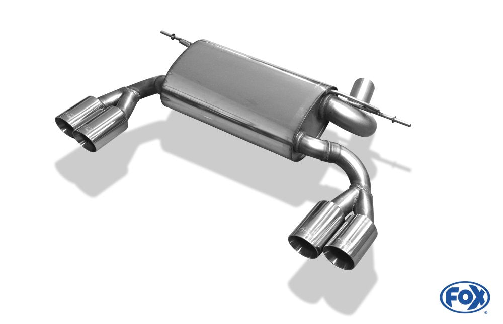Fox Duplex Auspuff Sportauspuff Endschalldämpfer für BMW F30/31 - 320d Coupe