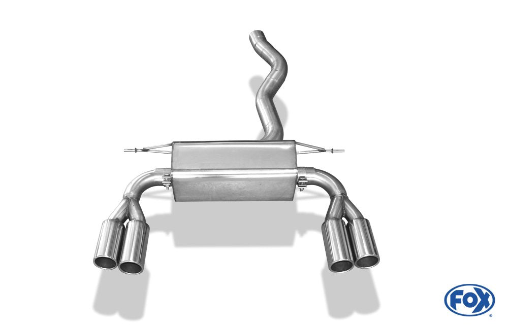Fox Duplex Auspuff Sportauspuff Endschalldämpfer für BMW F32/F33/F36 - 435i