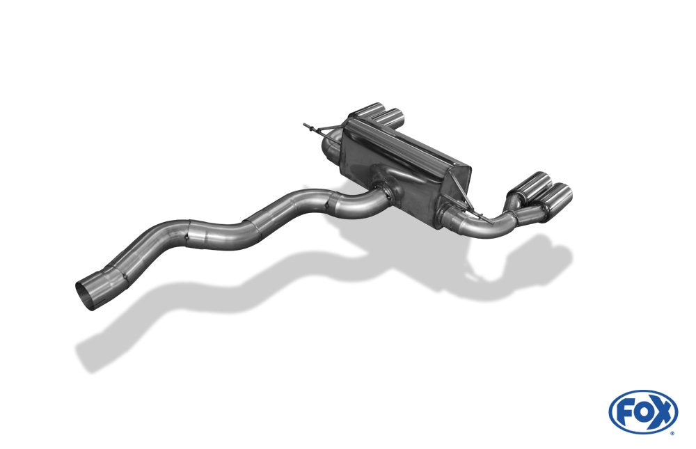 Fox Duplex Auspuff Sportauspuff Endschalldämpfer für BMW F32/F33/F36 - 435i