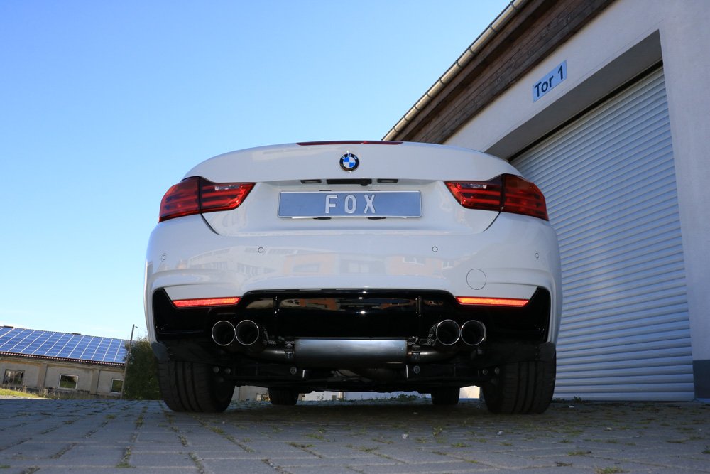 Fox Duplex Auspuff Sportauspuff Endschalldämpfer für BMW F32/F33/F36 - 435i