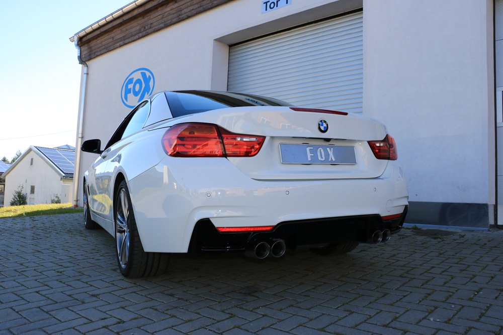 Fox Duplex Auspuff Sportauspuff Endschalldämpfer für BMW F32/F33/F36 - 435i