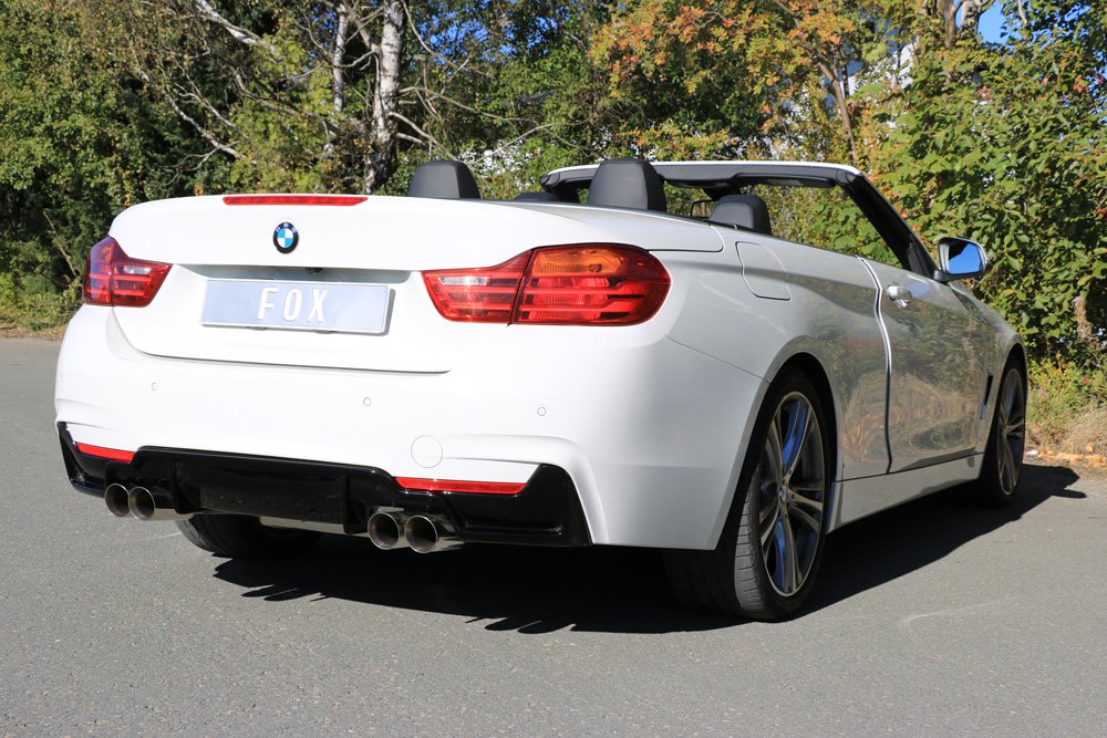 Fox Duplex Auspuff Sportauspuff Endschalldämpfer für BMW F32/F33/F36 - 435i
