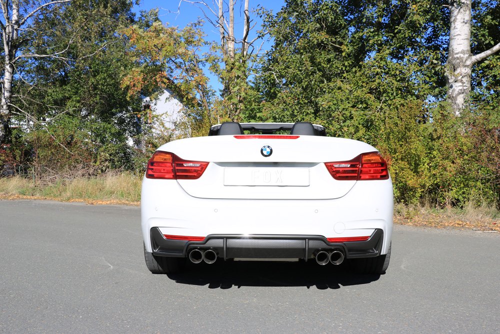Fox Duplex Auspuff Sportauspuff Endschalldämpfer für BMW F32/F33/F36 - 435i